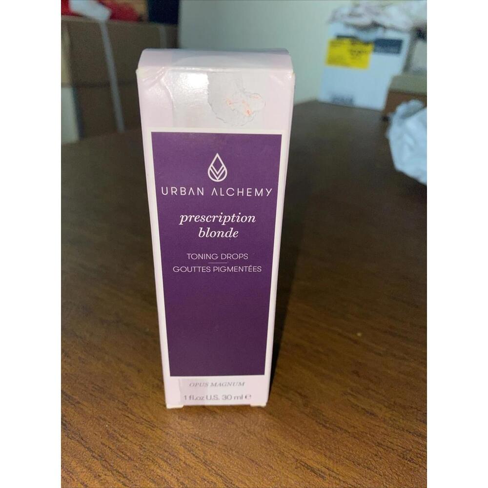 NEW Urban Alchemy PRESCRIPTION BLONDE Toning Drops NEW & BOXED